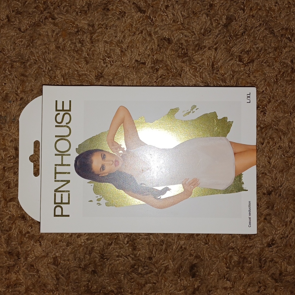 2pieces - Mini dress with satin detailing including thong